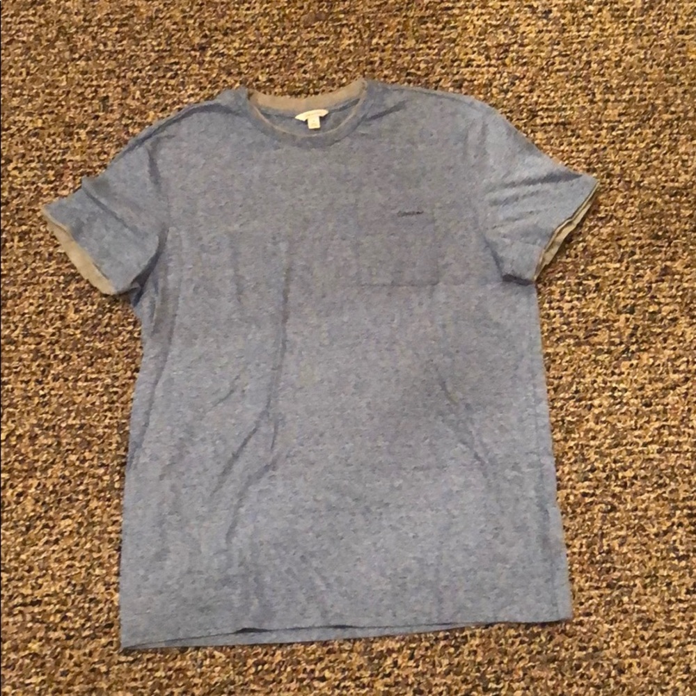 Calvin Klein Blue T-shirt size: Medium